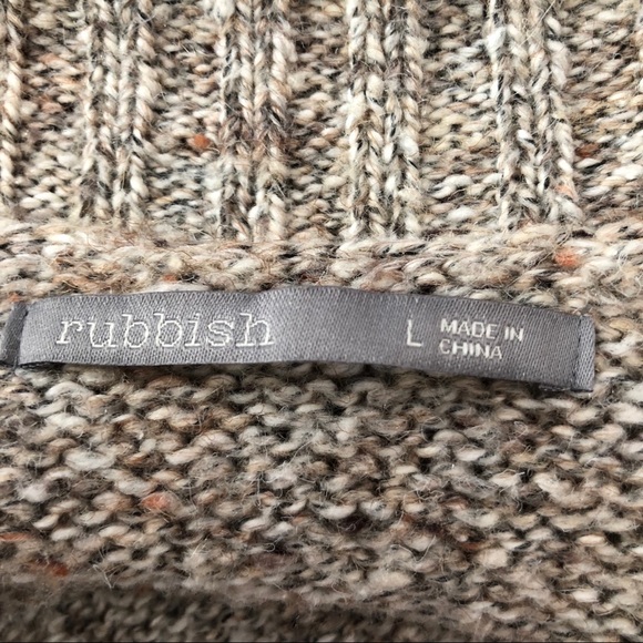 Rubbish Long Sweater Vest Duster - Picture 4 of 4